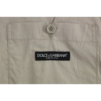 Dolce & Gabbana Elegante beigefarbene Baumwollweste - Slim Fit