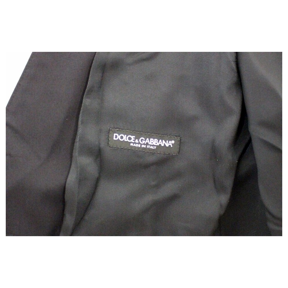 Dolce & Gabbana Elegantes blaues Baumwoll-Stretch-Kleid Vest