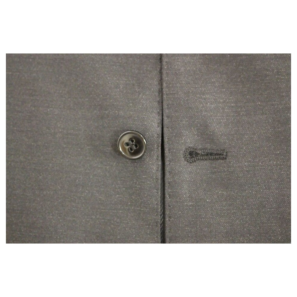 Dolce & Gabbana Elegantes Graues Wollmischung Kleid Weste