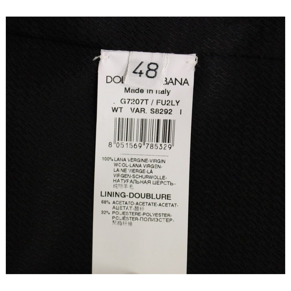 Dolce & Gabbana Elegante graue Weste aus Wolle für formelle Anlässe