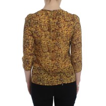 Dolce & Gabbana Seidenbluse mit sizilianischem Mosaikdruck
