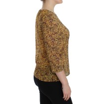 Dolce & Gabbana Seidenbluse mit sizilianischem Mosaikdruck
