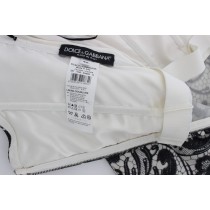 Dolce & Gabbana Elegantes Maxikleid aus Seidenspitze mit Korsett