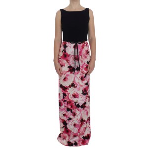 Dolce & Gabbana Langes Etuikleid mit floraler Eleganz