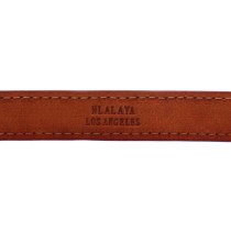Nialaya Schickes Manschettenarmband aus Schlangenhaut und Gold
