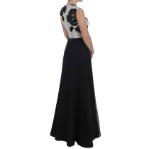 Dolce & Gabbana Elegantes Kleid aus Seide mit Kristallverzierungen