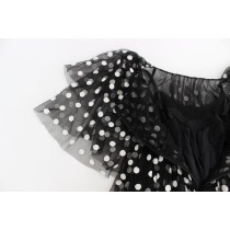 Dolce & Gabbana Elegantes bordeauxfarbenes Etuikleid