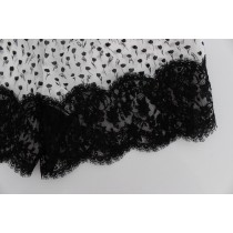 Dolce & Gabbana Elegante Schlafshorts aus Seidenspitze