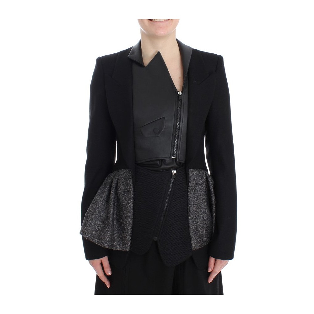 KAALE SUKTAE Elegante monochrome Blazerjacke mit Reißverschluss