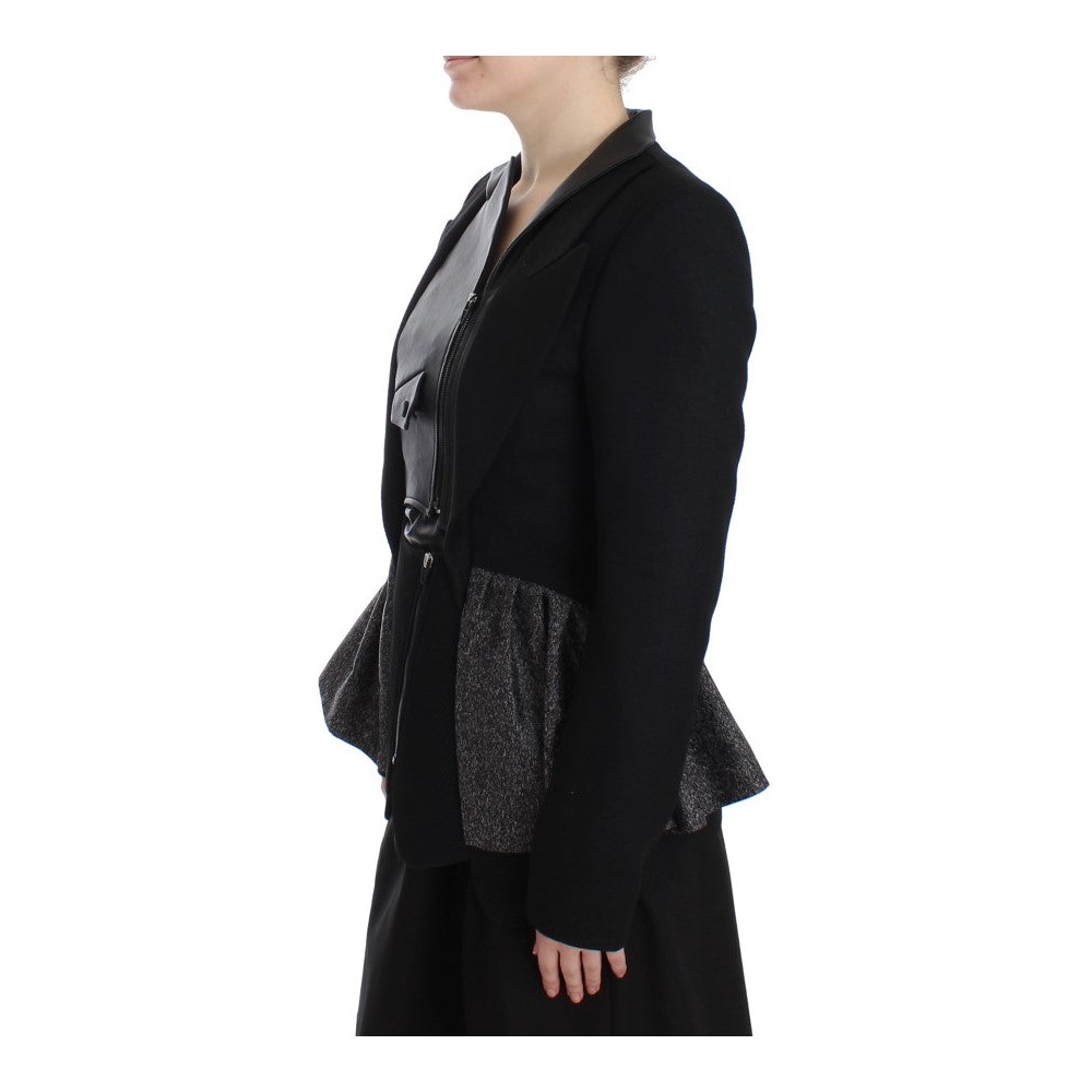 KAALE SUKTAE Elegante monochrome Blazerjacke mit Reißverschluss