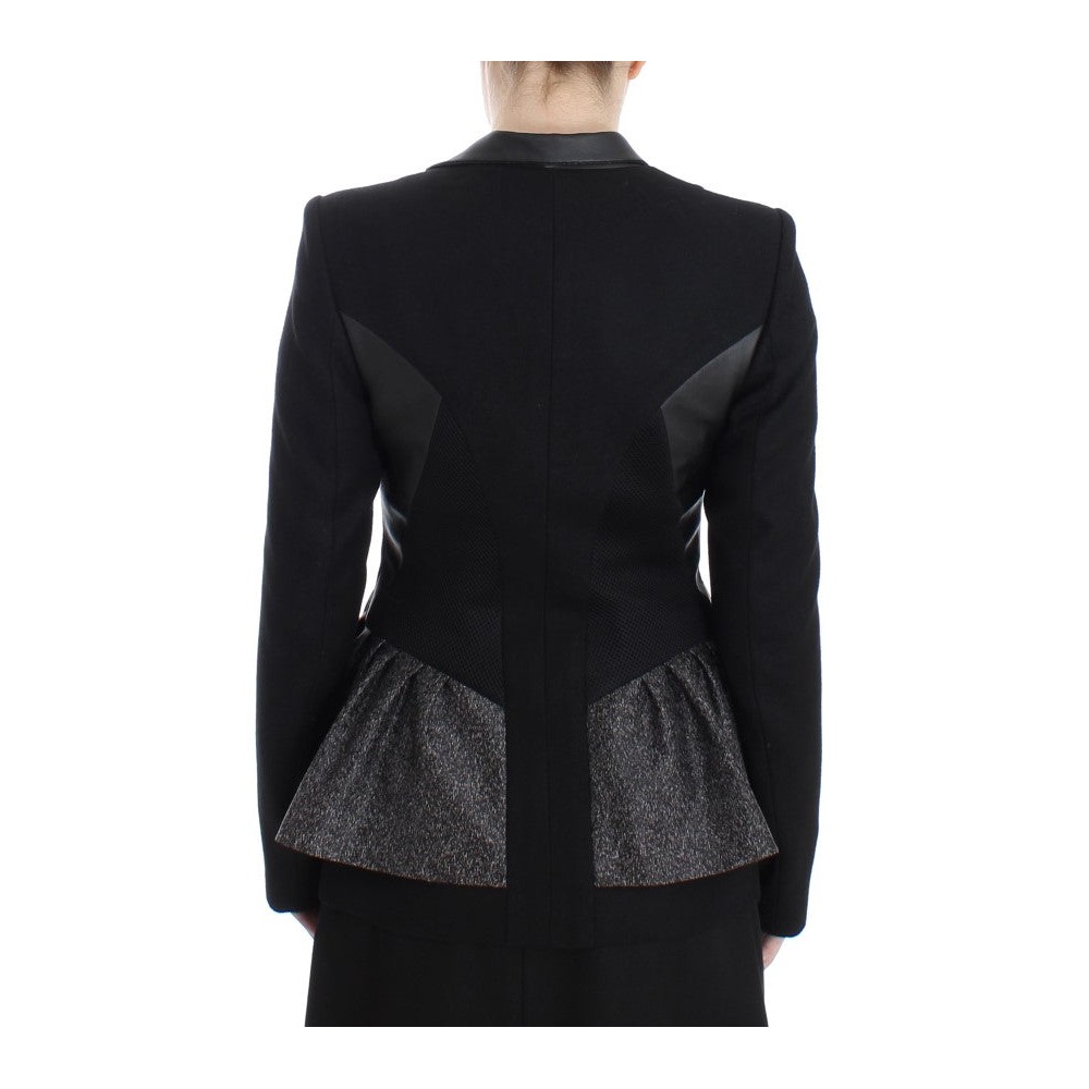 KAALE SUKTAE Elegante monochrome Blazerjacke mit Reißverschluss