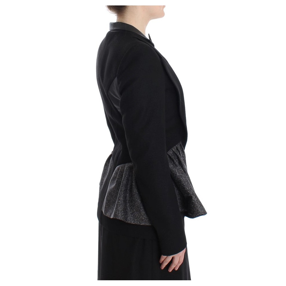KAALE SUKTAE Elegante monochrome Blazerjacke mit Reißverschluss