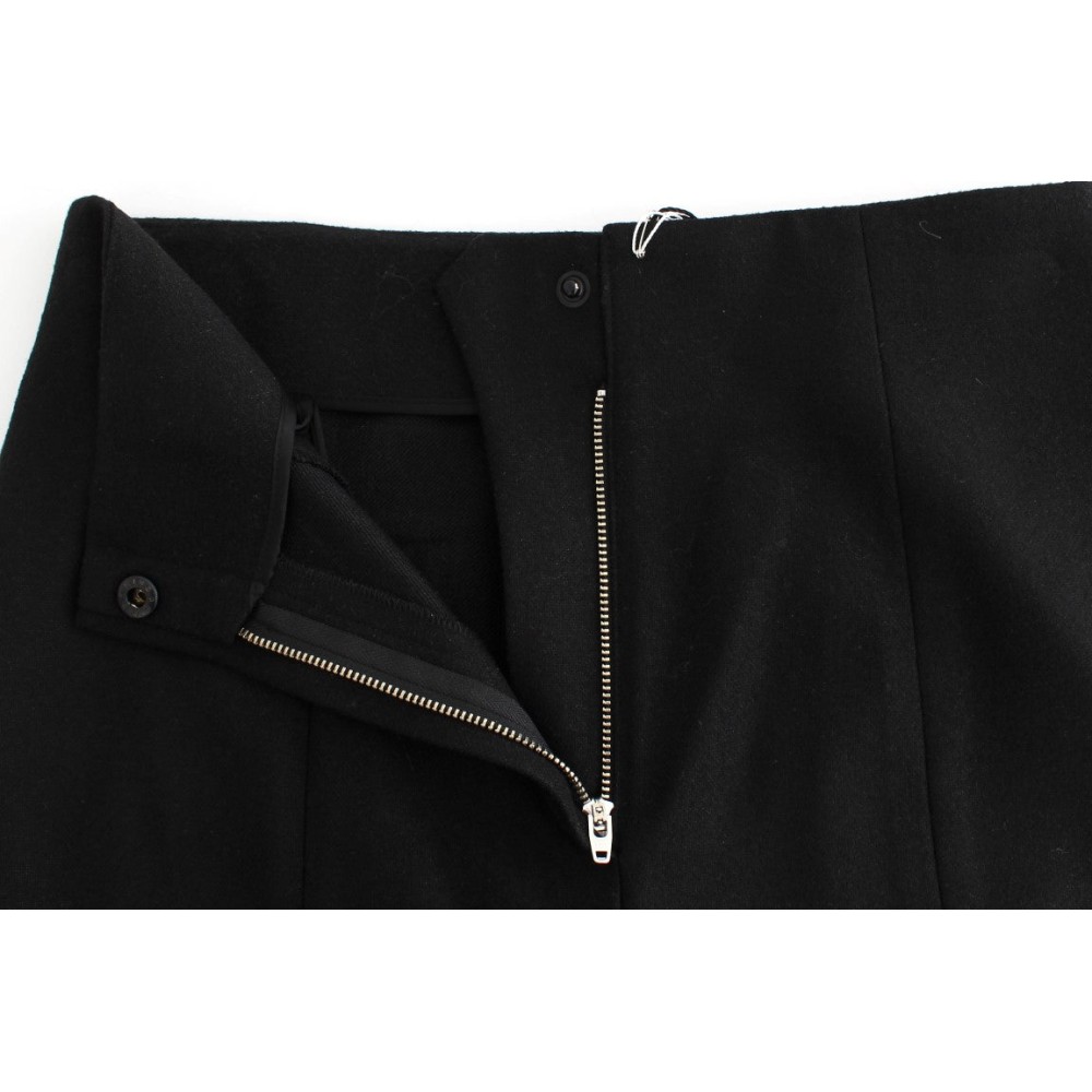 KAALE SUKTAE Elegante Schwarze Hose mit hoher Taille