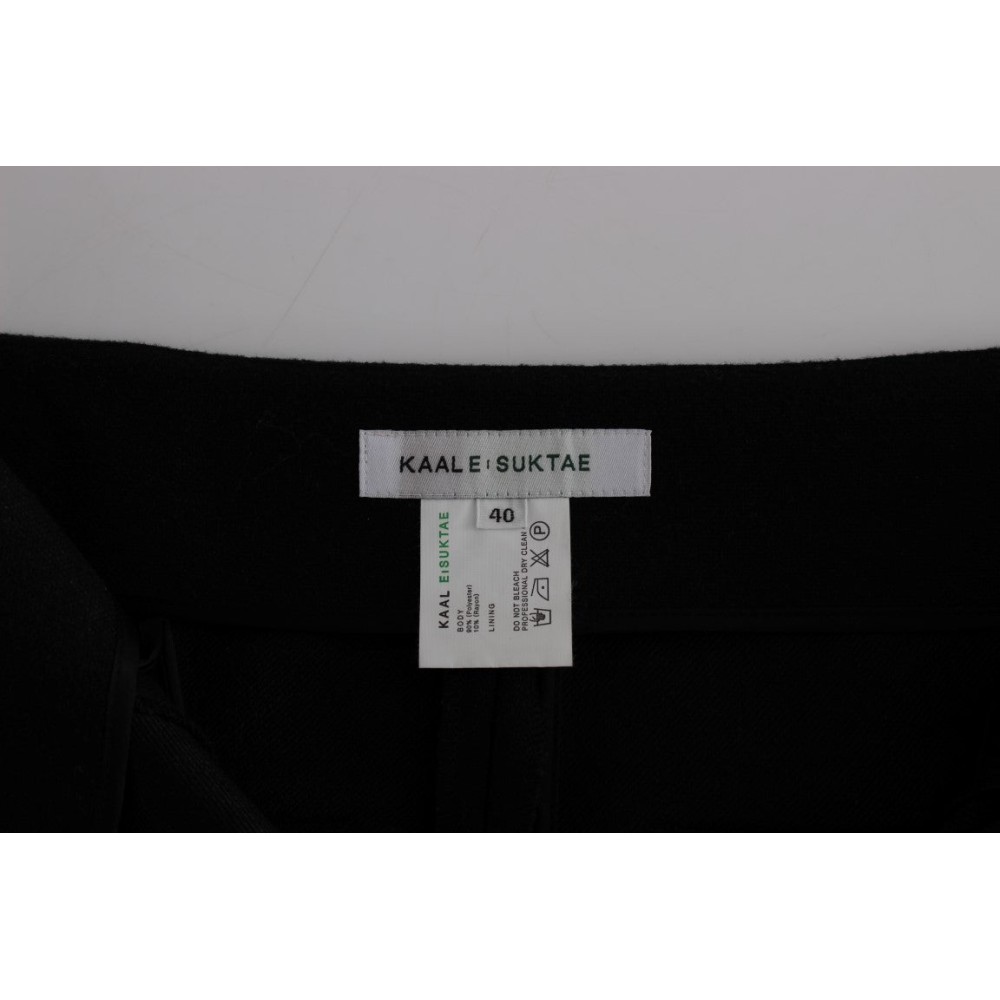 KAALE SUKTAE Elegante Schwarze Hose mit hoher Taille