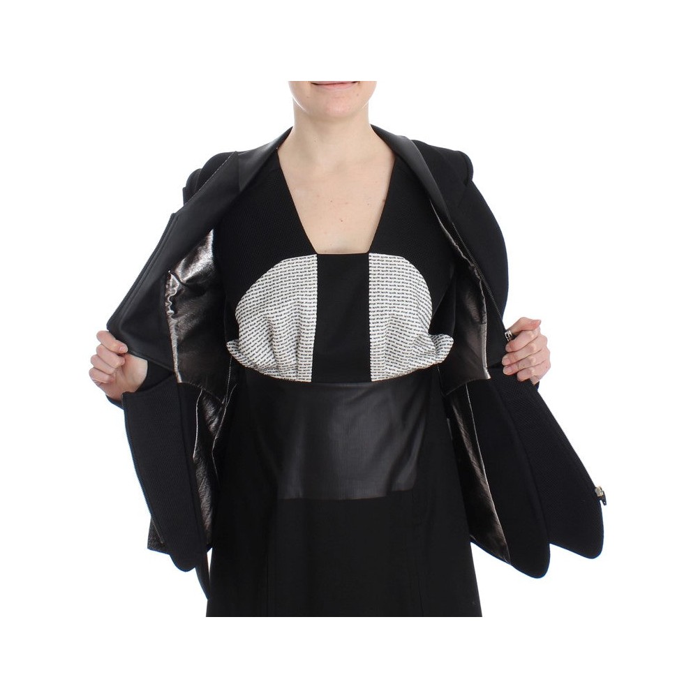 KAALE SUKTAE Elegante monochrome Blazerjacke mit Reißverschluss
