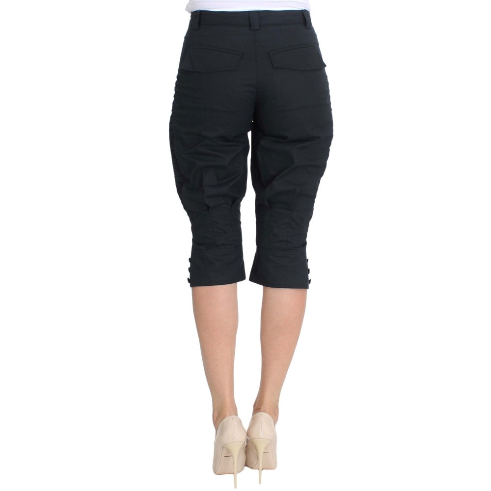 Ermanno Scervino Schicke blaue Freizeithose aus Baumwolle