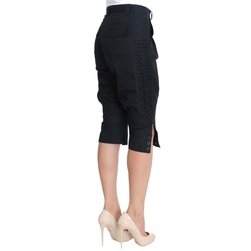 Ermanno Scervino Schicke blaue Freizeithose aus Baumwolle