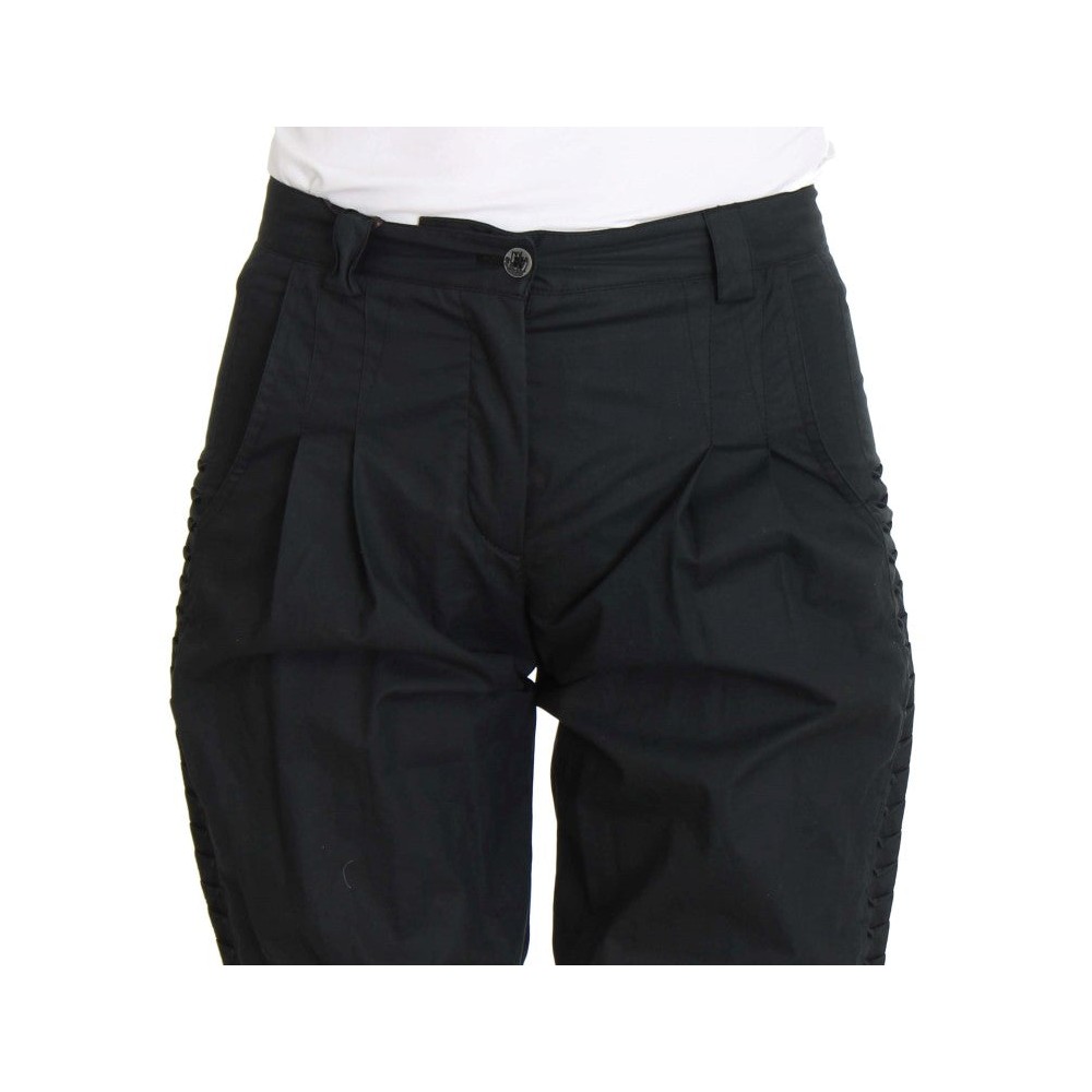 Ermanno Scervino Schicke blaue Freizeithose aus Baumwolle