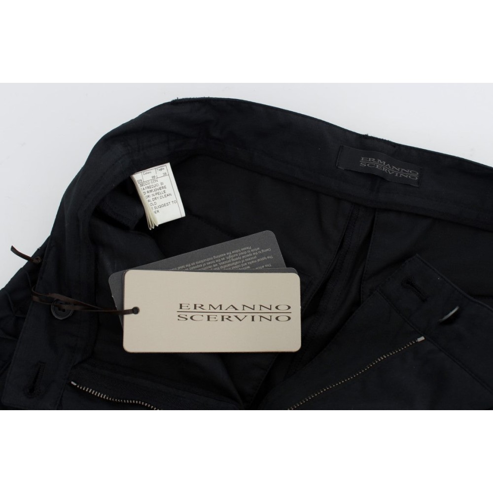 Ermanno Scervino Schicke blaue Freizeithose aus Baumwolle