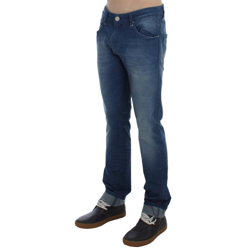 Acht Slim Fit Blue Wash Italian Denim