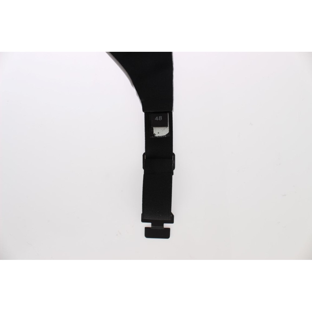Dolce & Gabbana Eleganter Kummerbund aus grauer Seide
