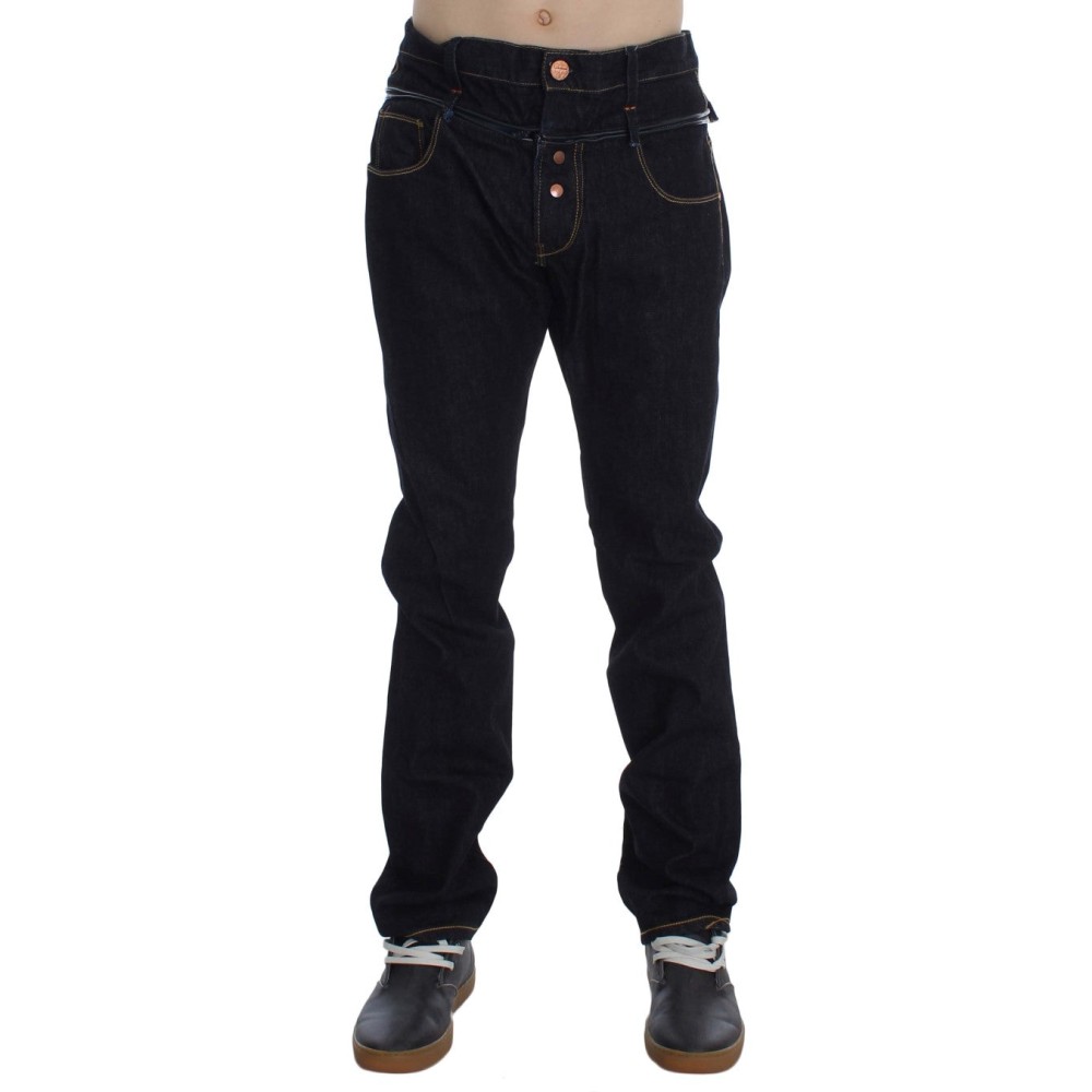 Acht Elegante Straight Fit Herren-Luxusjeans