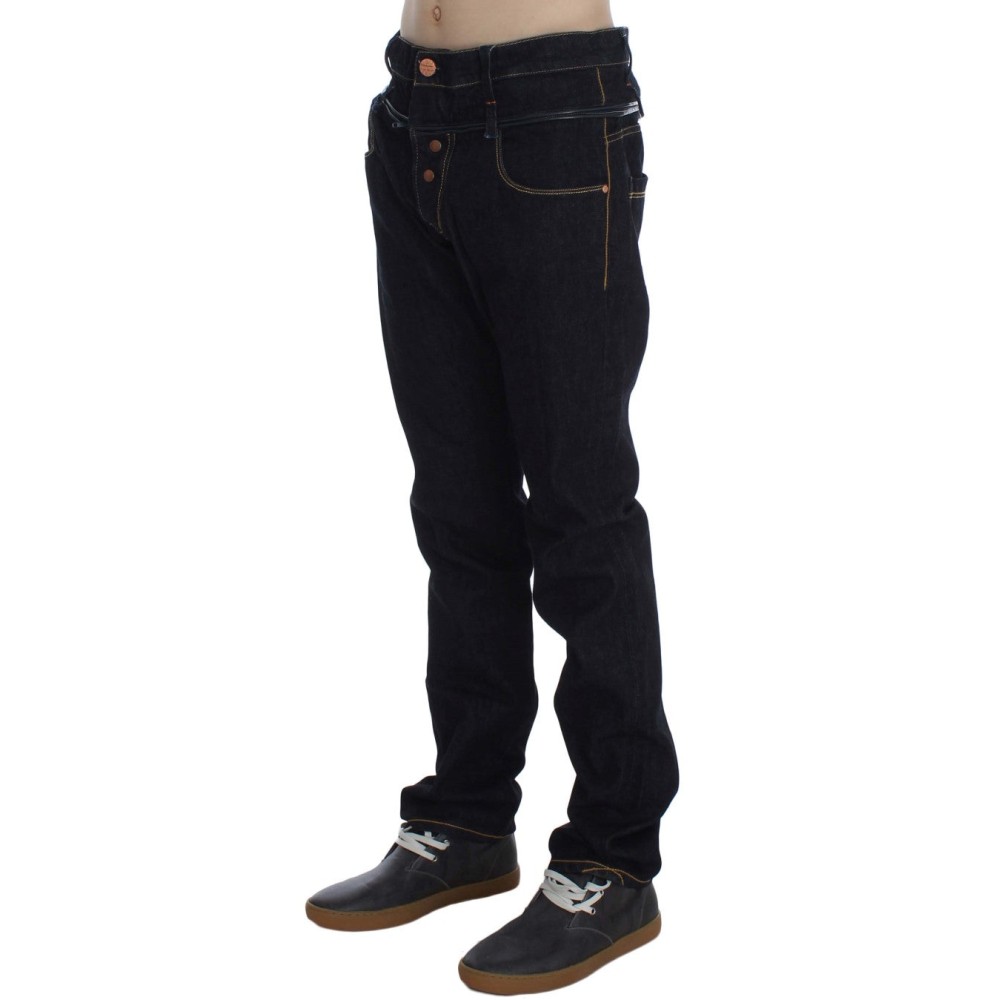 Acht Elegante Straight Fit Herren-Luxusjeans