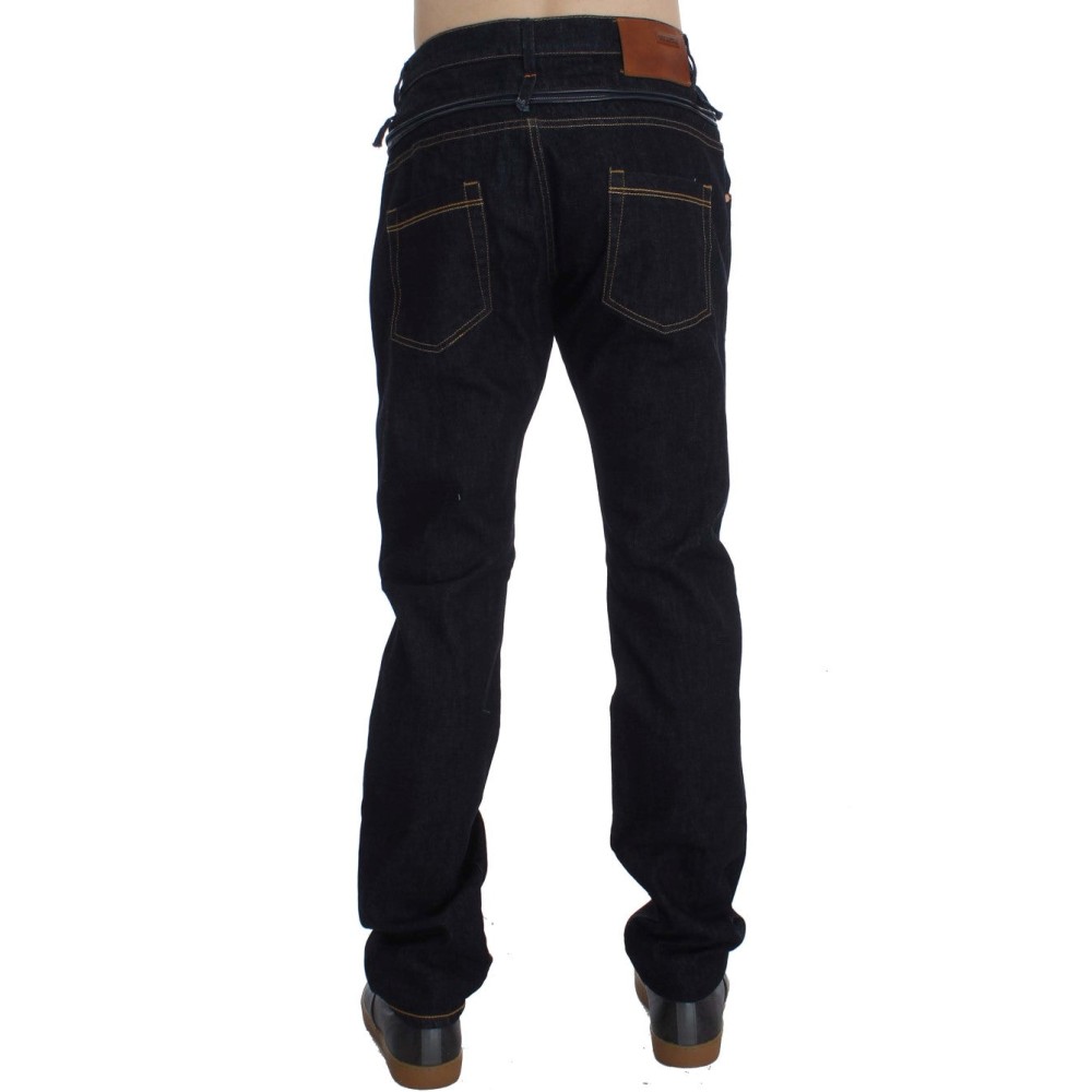 Acht Elegante Straight Fit Herren-Luxusjeans