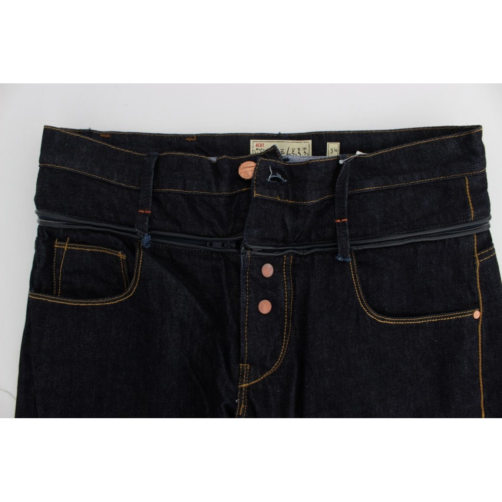 Acht Elegante Straight Fit Herren-Luxusjeans