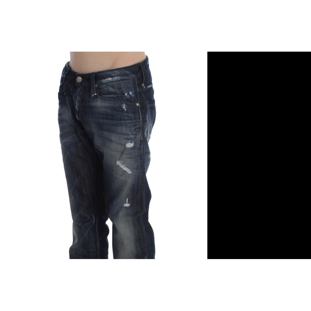 Acht Elegante Straight Fit Herren-Luxusjeans