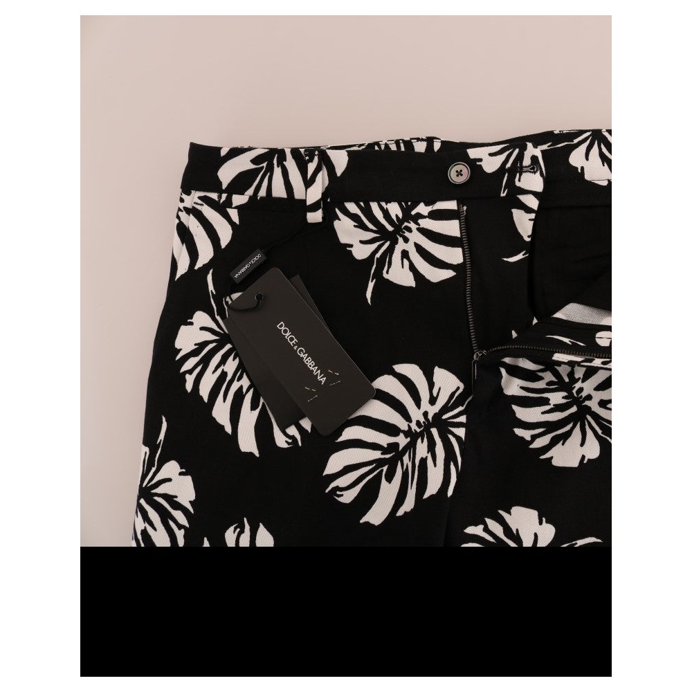 Dolce & Gabbana Elegante weiße Mini-Bluse mit Spitzenverzierung