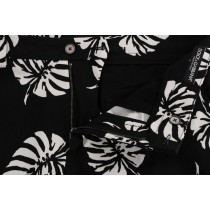 Dolce & Gabbana Slim Fit Knöchelhose mit Blattdruck