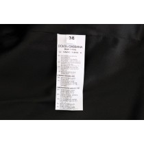 Dolce & Gabbana Schicke kurze Trenchcoat-Jacke in Schwarz und Blau