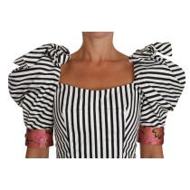Dolce & Gabbana Elegantes Korsett-Top mit Kristallknöpfen
