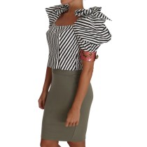 Dolce & Gabbana Elegantes Korsett-Top mit Kristallknöpfen