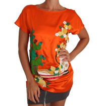 Dolce & Gabbana Elegante verschönerte ärmellose Seidenbluse