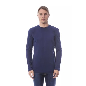 Verri Blau Baumwolle Männer T-Shirt