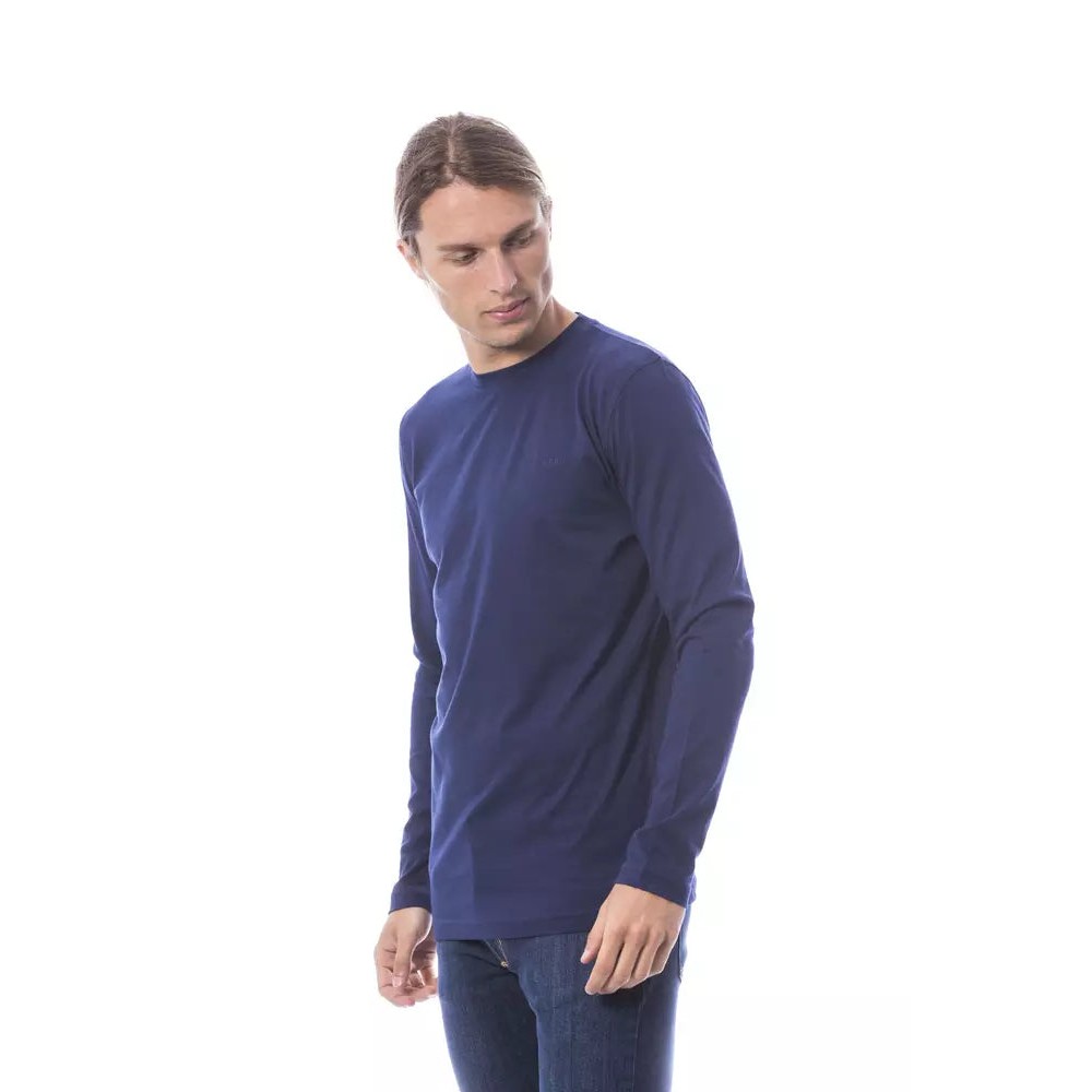 Verri Blau Baumwolle Männer T-Shirt