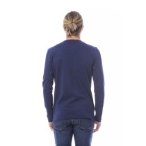 Verri Blau Baumwolle Männer T-Shirt