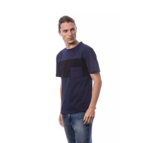 Verri Blau Baumwolle Männer T-Shirt