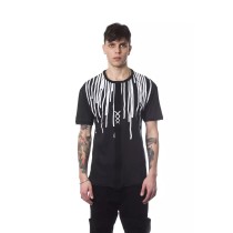 Nicolo Tonetto Schwarzes Baumwolle Männer T-Shirt