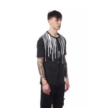 Nicolo Tonetto Schwarzes Baumwolle Männer T-Shirt