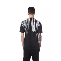 Nicolo Tonetto Schwarzes Baumwolle Männer T-Shirt