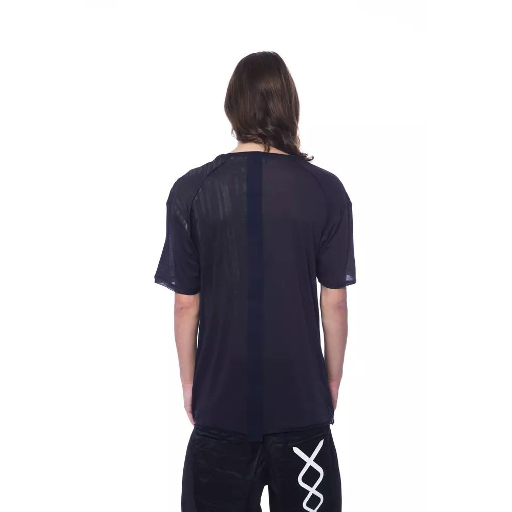 Nicolo Tonetto Blau Baumwolle Männer T-Shirt
