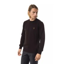 Uominitaliani Brauner Pullover aus Merinowolle für Männer
