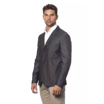 Verri Grauer Baumwollblazer für Männer