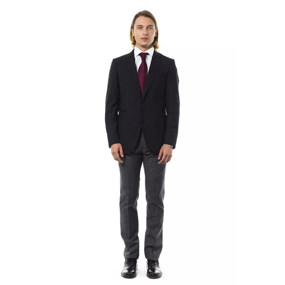 Uominitaliani Schwarzer Herrenblazer aus Wolle