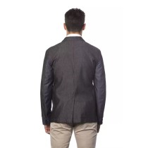 Verri Grauer Baumwollblazer für Männer