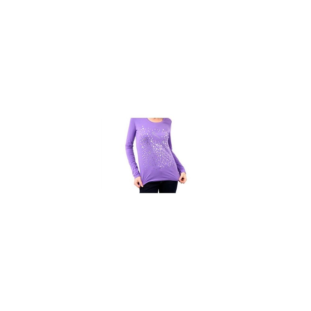 Montana Blu Lila Baumwolle Frauen Top