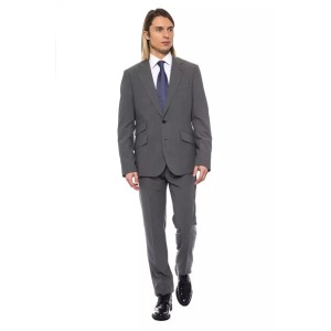 Billionaire Italian Couture Graue Wolle Männer Anzug